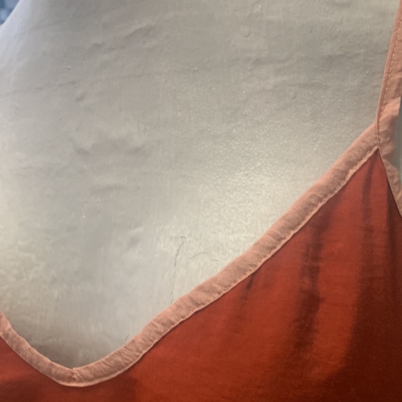 ❤️❤️❤️ SOLD ❤️❤️❤️ LACAUSA Anthropologie Orange Ruffle Asymmetrical Dress - Picture 4 of 4